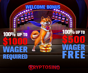 Kryptosino Wager Free Casino Bonus