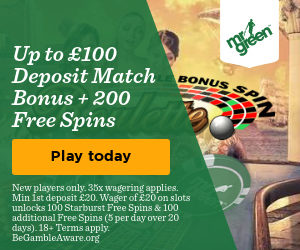 Mr Green 25 Free Spins