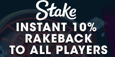 Stake Casino 10% Rakeback