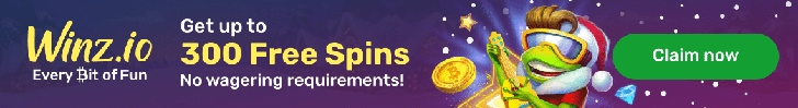 Get 300 Free Spins at Winz Casino