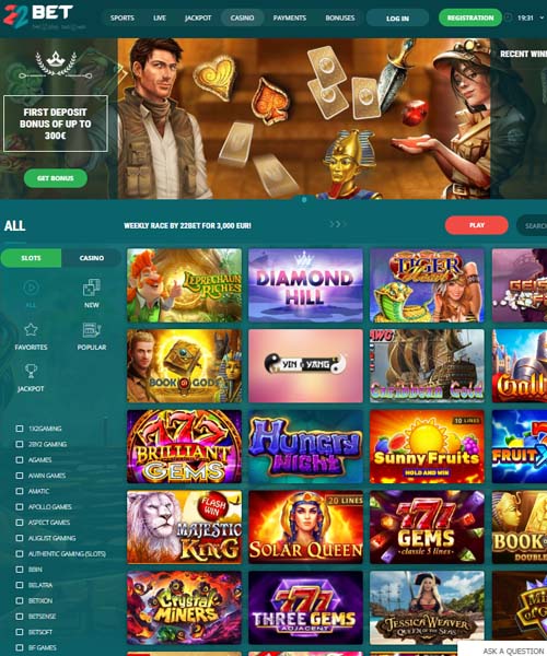 22Bet Casino Review 2023