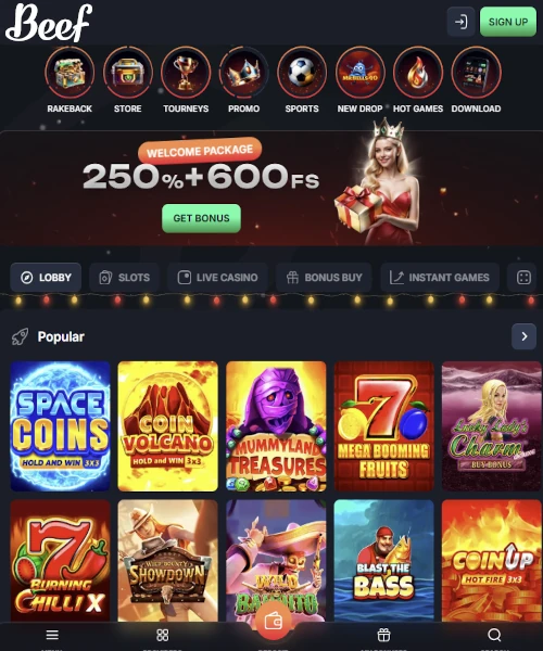 Beef Casino Review 2026