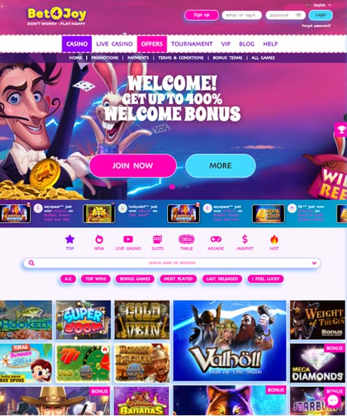 Bet4Joy Casino Review 2024