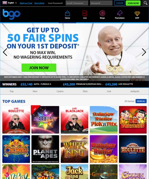 BGO Casino Review 2022