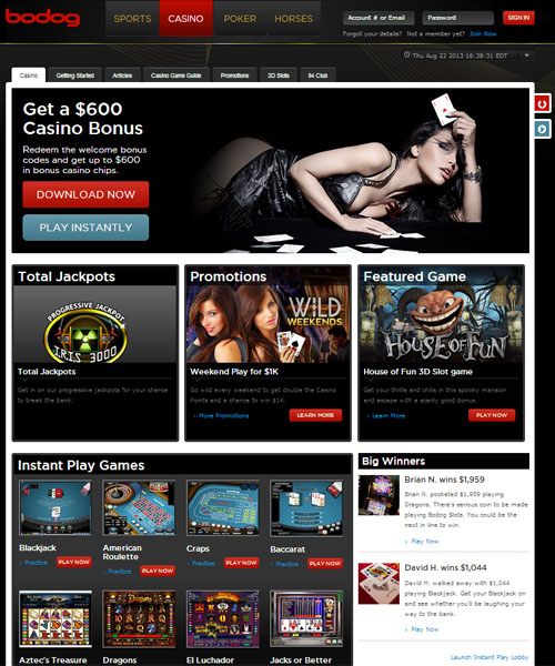 Bodog Casino Review 2024