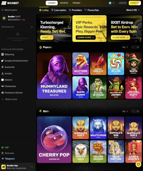 Boxbet Casino Review 2026