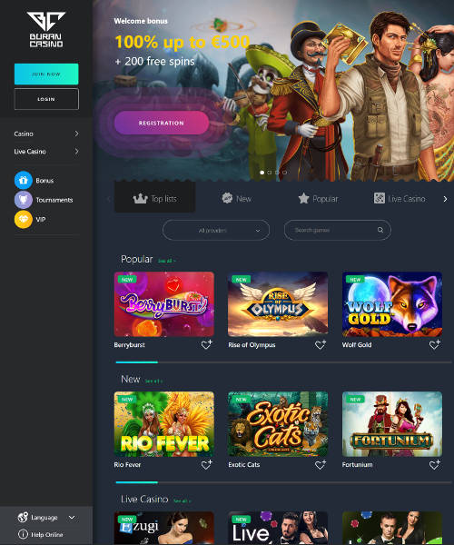 Buran Casino Review 2024