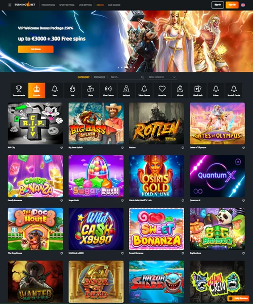 BurningBet Casino Review 2024