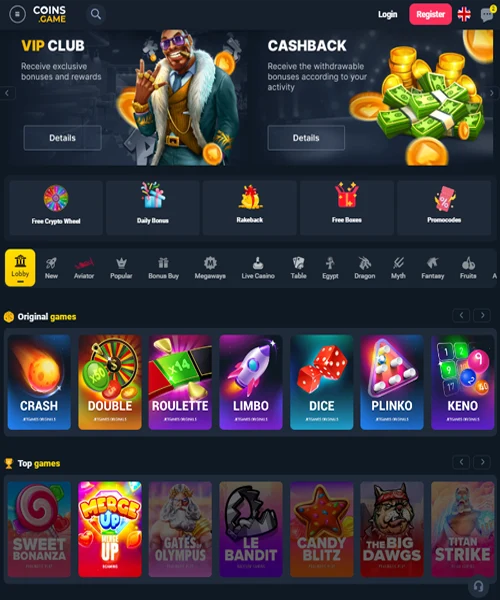 Coins Game Casino Review 2024