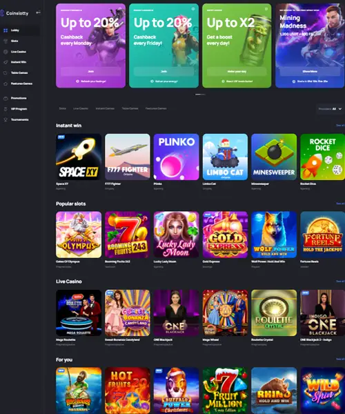 Coinslotty Casino Review 2024