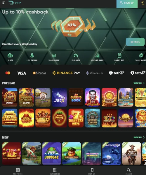 Drip Casino Review 2024