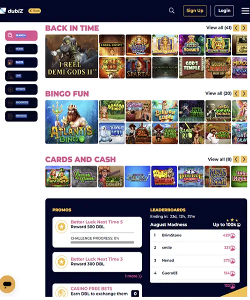 Dublz Casino Review 2024