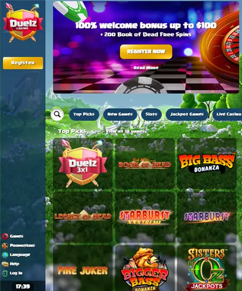 Duelz Casino Review 2024