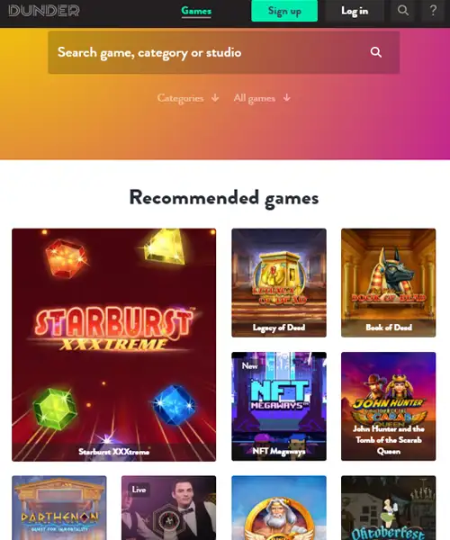Dunder Casino Review 2025