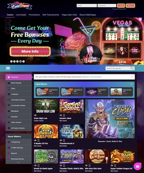Eddy Vegas Casino Review 2024