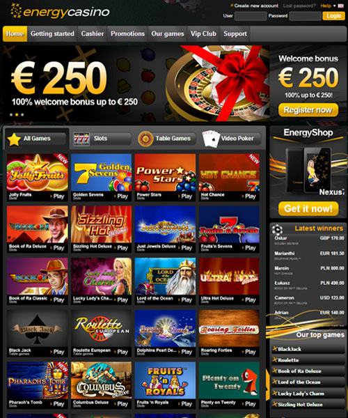 Energy Casino Review 2022