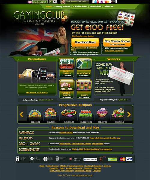 Gaming Club Casino Review 2023
