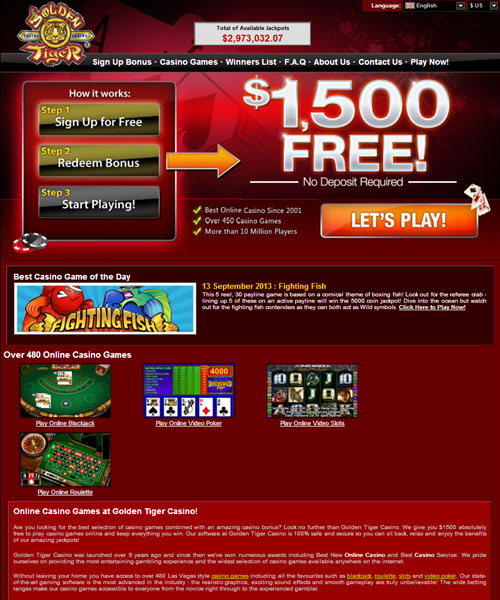 Golden Tiger Casino Review 2024