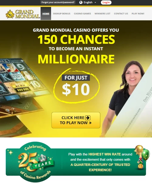 Grand Mondial Casino Review 2026