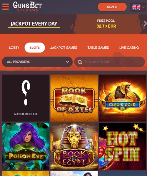 Gunsbet Casino Review 2020