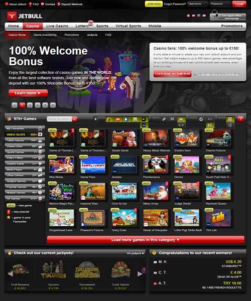 Jetbull Casino Review 2022