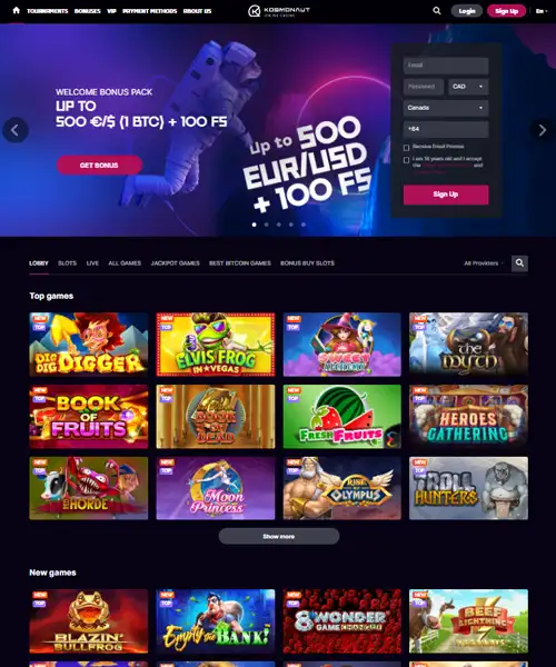 Kosmonaut Casino Review 2024