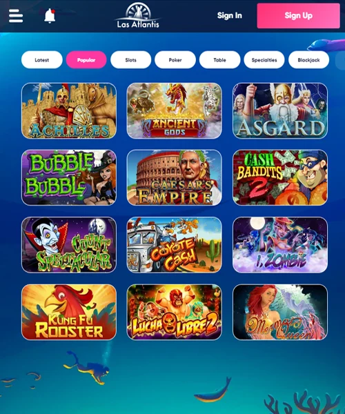 Las Atlantis Casino Review 2025