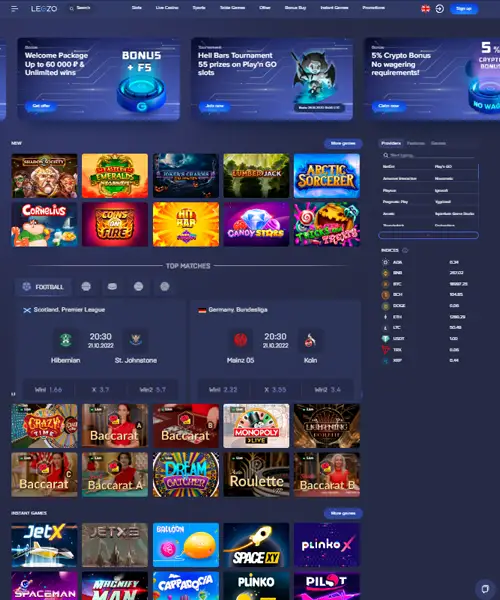 LEGZO Casino Review 2024