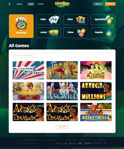 Lucky Tiger Casino Review 2024