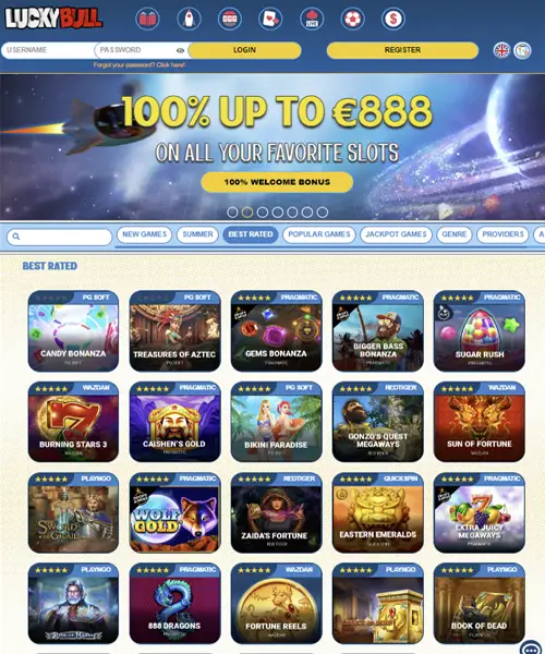 LuckyBull Casino Review 2022