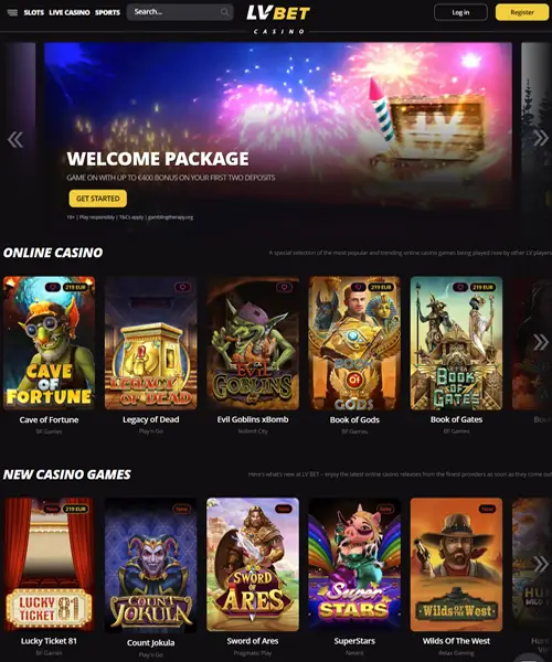 LV BET Casino Review 2024