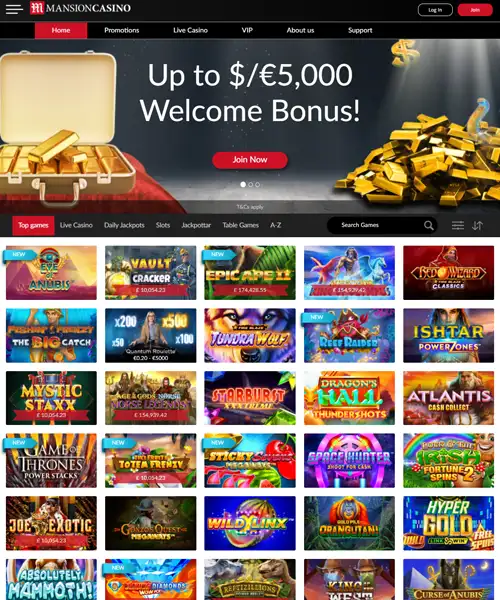 Mansion Casino Review 2023