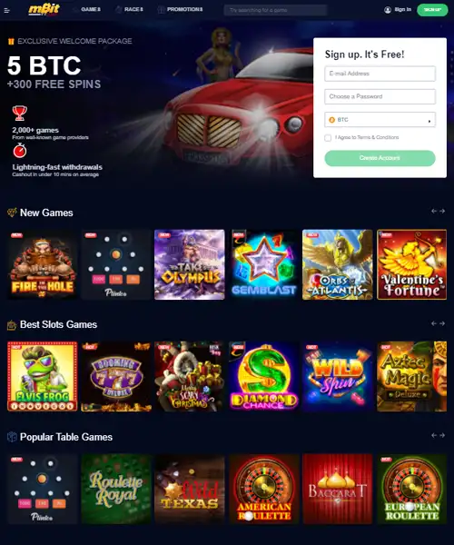mBit Casino Review 2021