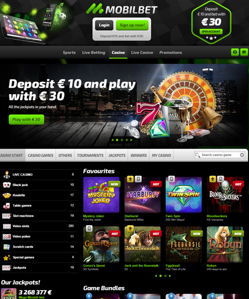 Mobilebet Casino Review 2021