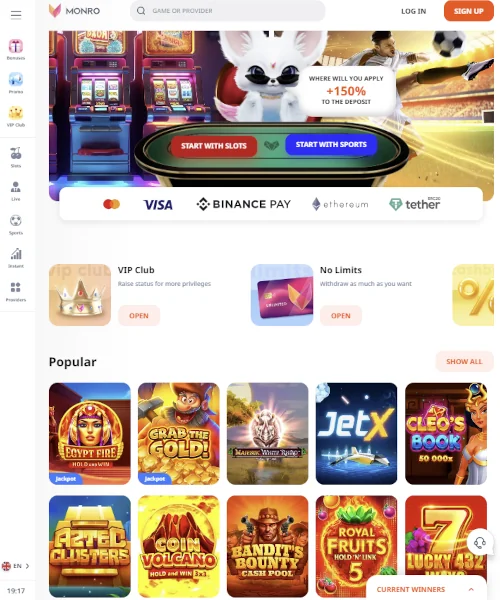 Monro Casino Review 2024