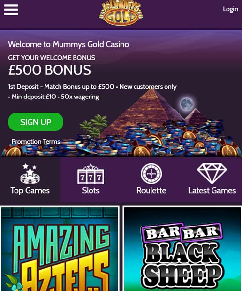 Mummys Gold Casino Review 2024