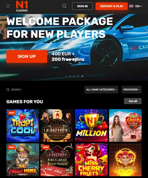 N1 Casino Review 2023
