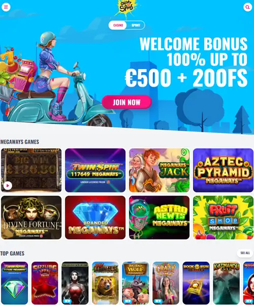 OhMySpins Casino Review 2024