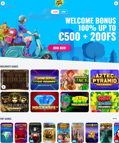 OhMySpins Casino Review 2021