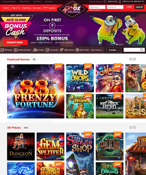 Oz Las Vegas Casino Review 2021