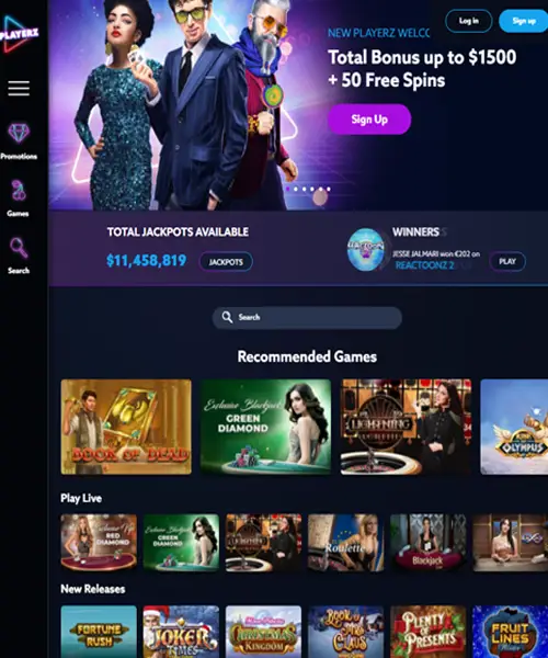Playerz Casino Review 2022