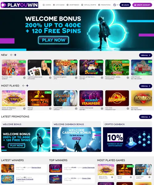 Playouwin Casino Review 2023