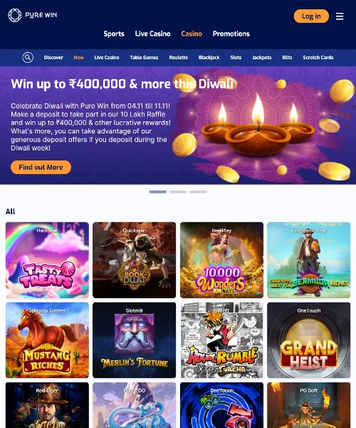 Pure Win Casino Review 2023