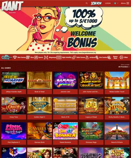 Rant Casino Review 2024