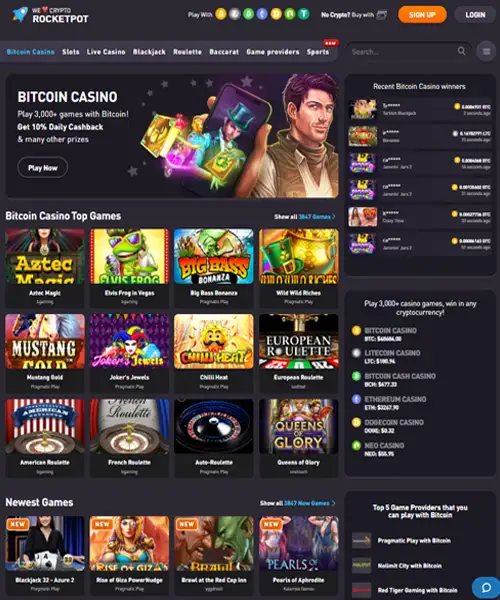 Rocketpot Casino Review 2024