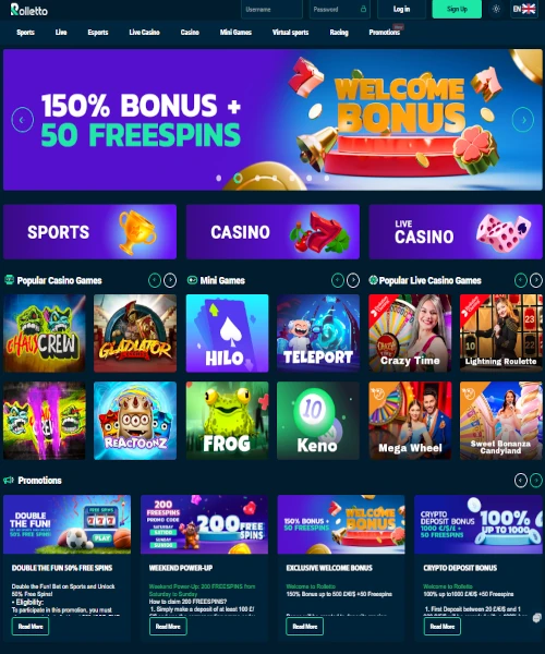 Rolletto Casino Review 2024