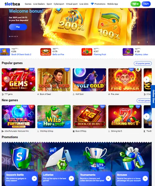 Slottica Casino Review 2024