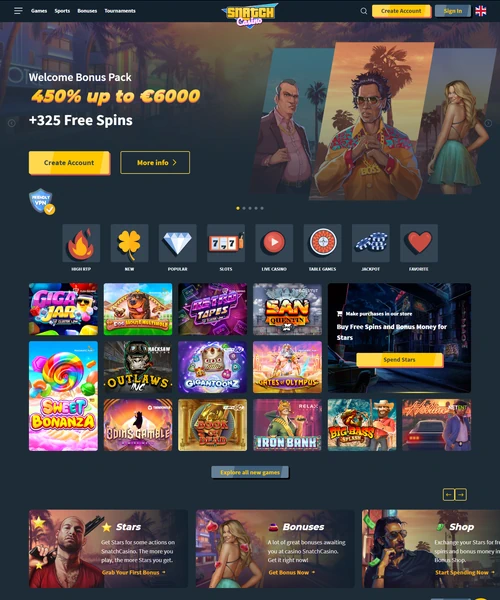 Snatch Casino Review 2025