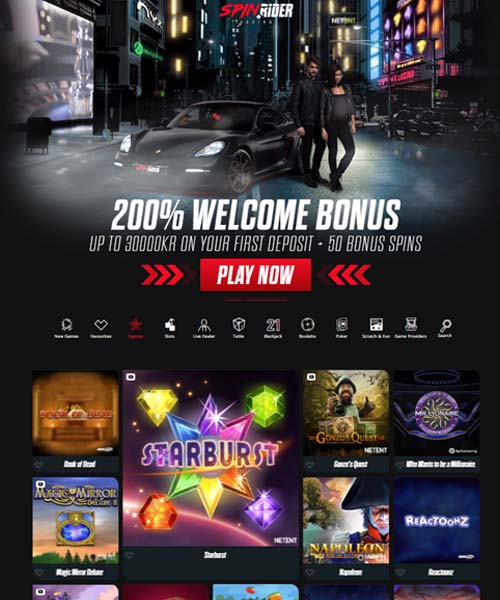 Spin Rider Casino Review 2024