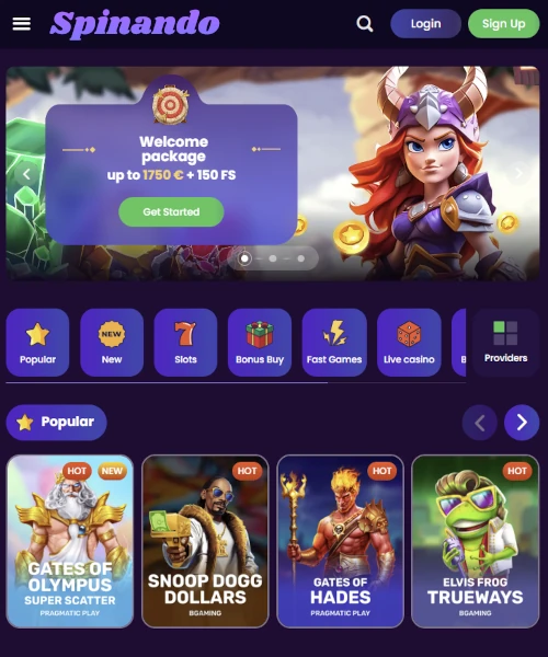 Spinando Casino Review 2025